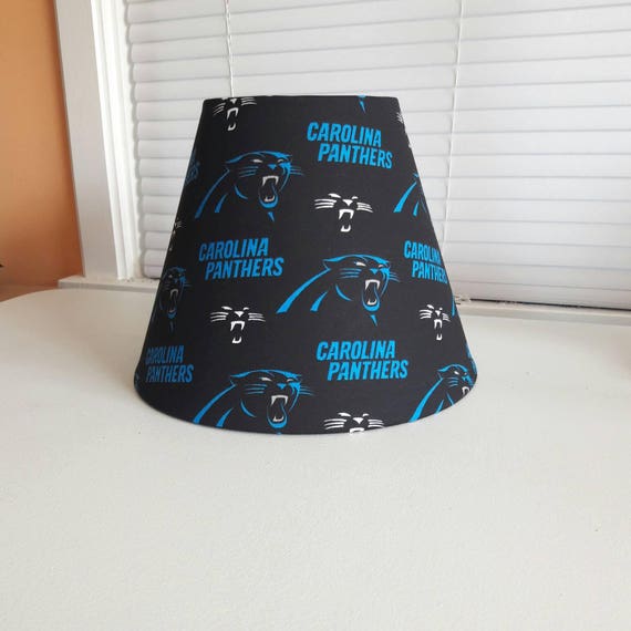 Carolina Panthers Lamp Shade. NFL. Shades Are 9.5 X Etsy
