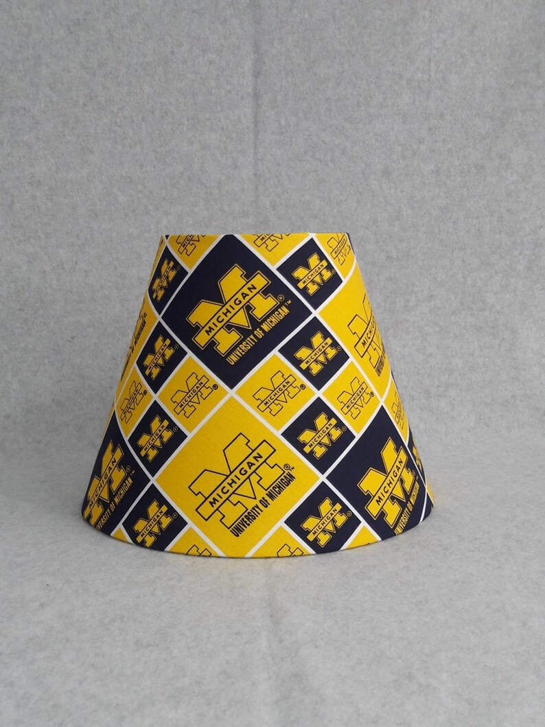 University Of Michigan Lamp Shade Wolverines Shades Are 9 5 X 7 Tall