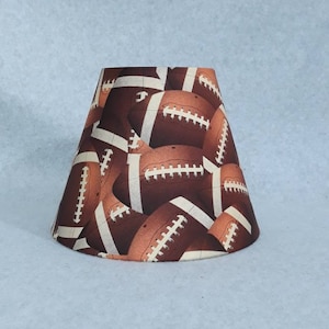 Football Lamp Shade: College Sports Decor (9.5" x 5" x 7")