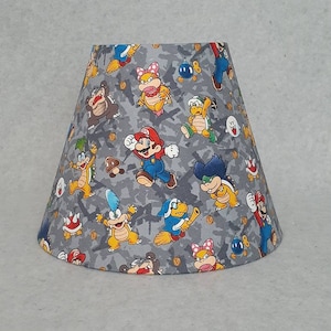 Super Mario 3.  Koopa kids lamp shade (Nintendo).  Shades are 9.5" x 5" x 7" tall