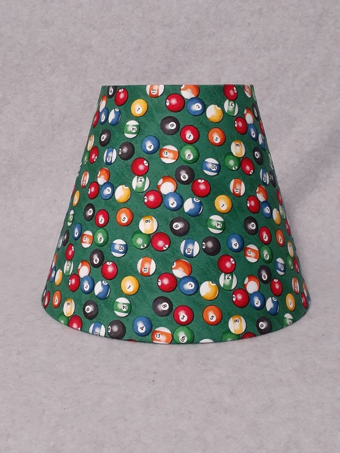 Billiard Ball Lamp Shade. Pool. Shades Are 9.5 X 5 Etsy