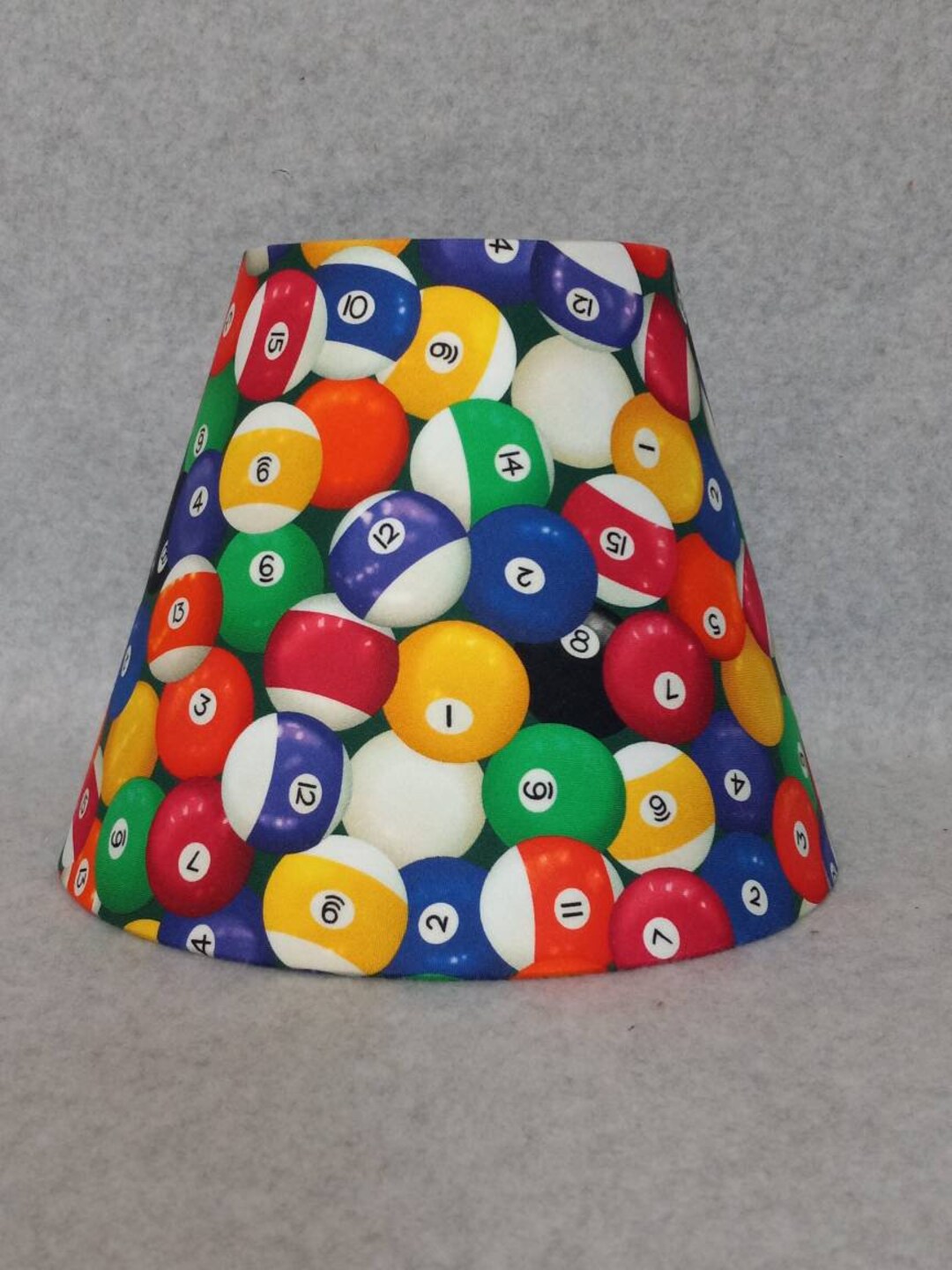 Billiard Ball Lamp Shade. Pool. Realistic. Shiny. Shades Are 9.5 X 5 X