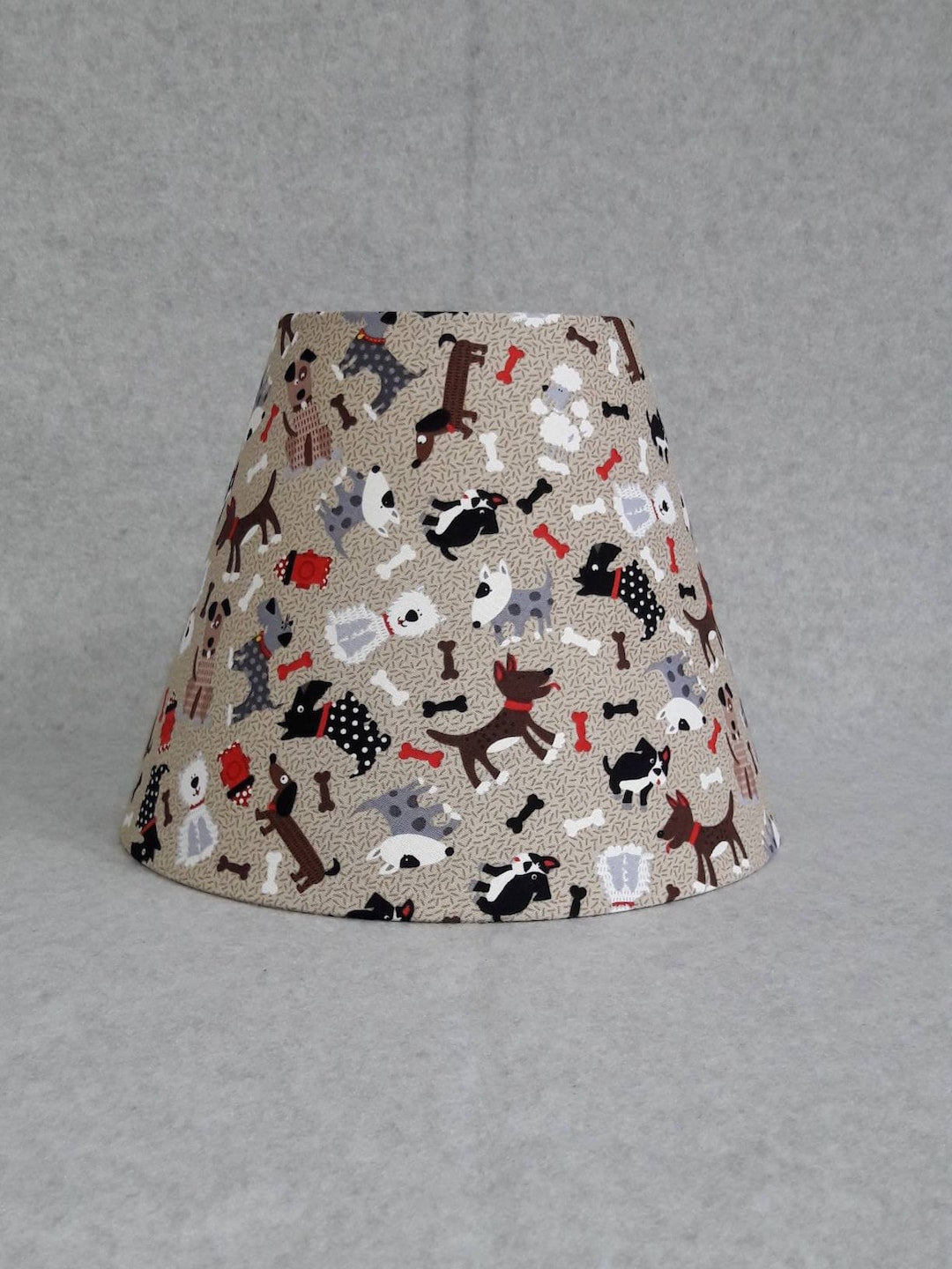 Puppy Dog Lamp Shade. Brown. .shades Are 9.5" X 5" X 7" Tall - Etsy