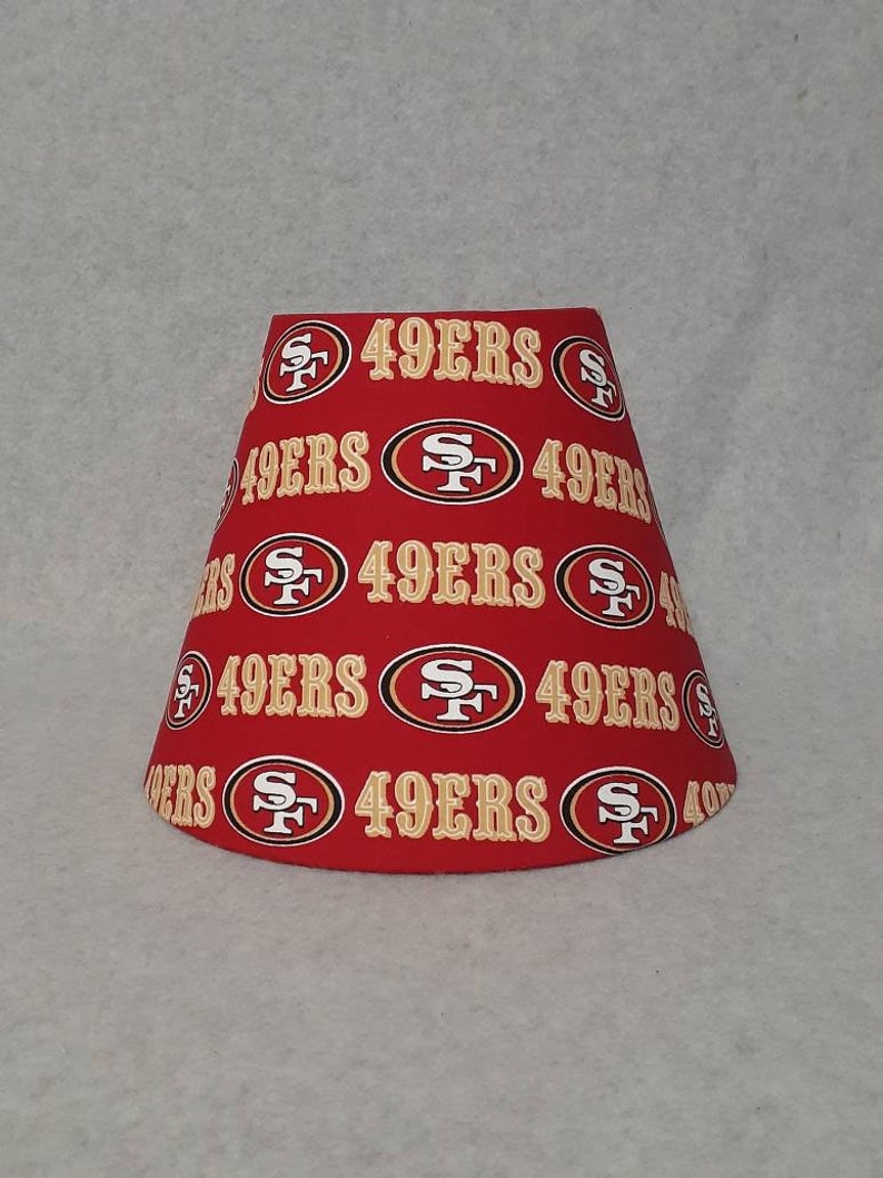 San Francisco 49ers Lamp Shade. NFL. Shades Are 9.5 X Etsy UK