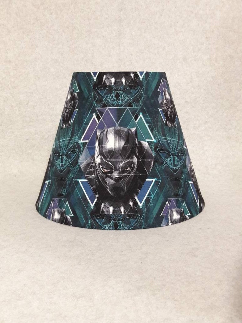 Black Panther Lamp Shade Marvel 2 Sizes Available Shades Image 0