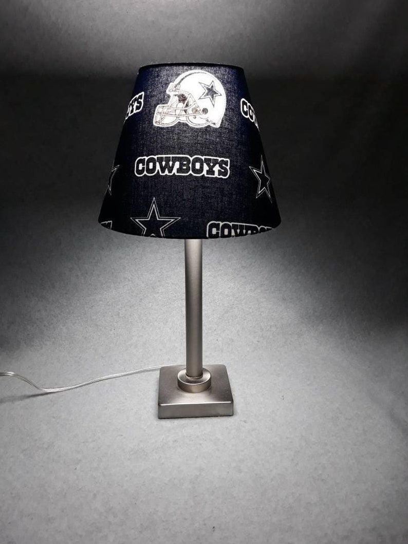Dallas Cowboys lamp shade. NFL. Choose the one you would Etsy