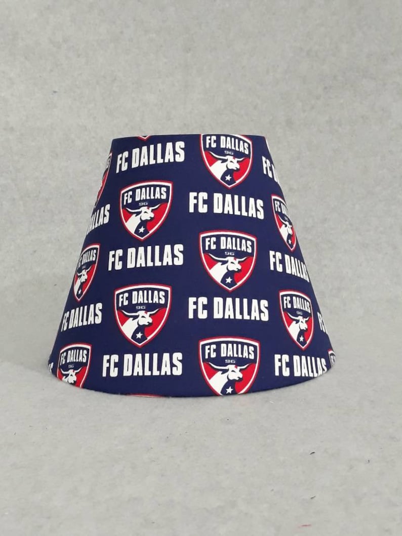 Fc Dallas Lamp Shade Mls Soccer Toros Shades Are Etsy