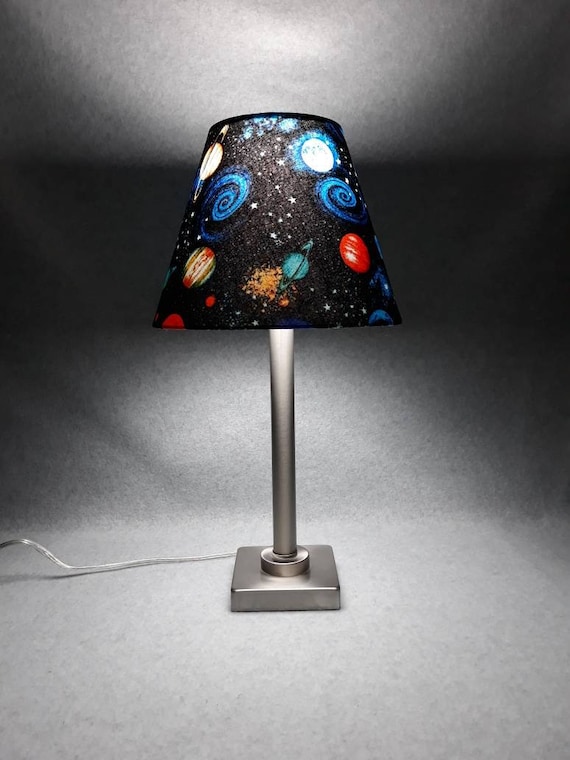 Outer Space Lamp Shade. Galaxy. Milky Way. Earth. Planets. - Etsy
