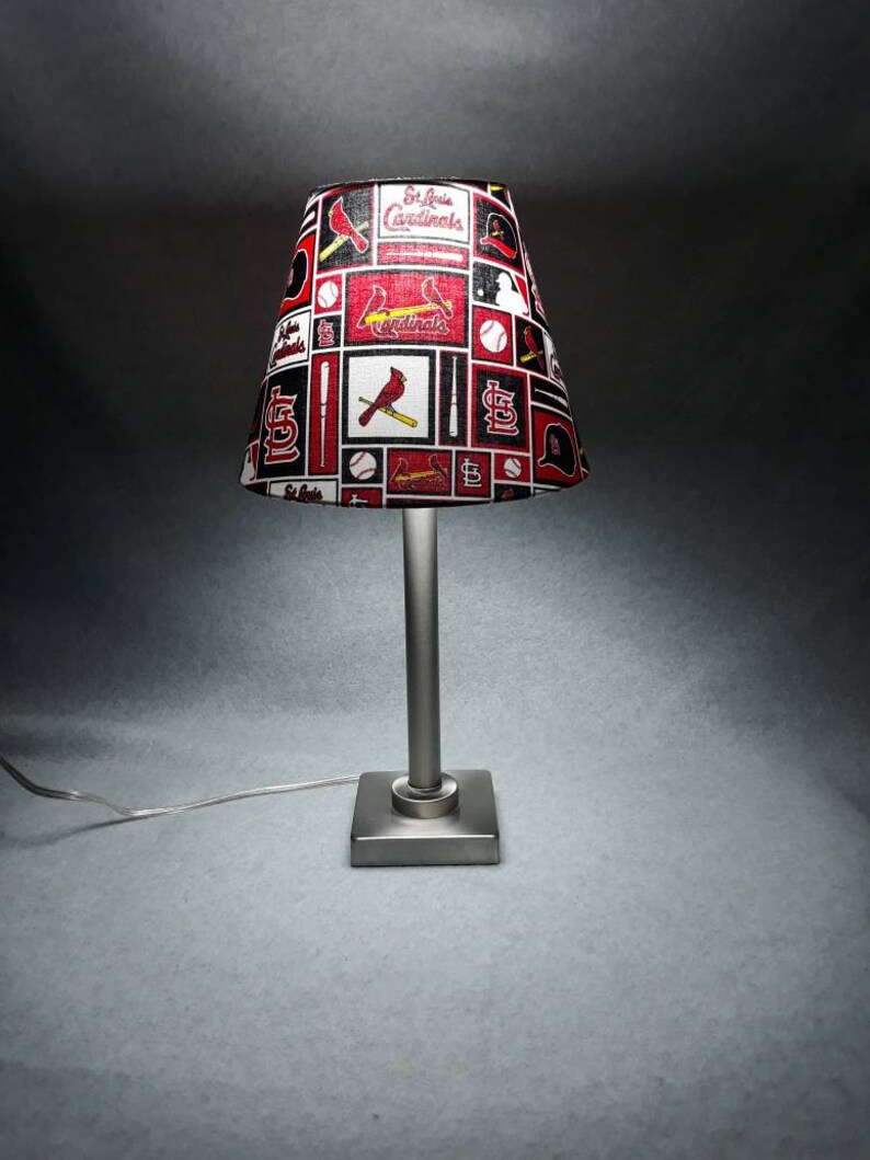 St. Louis Cardinals Lamp Shade Baseball. Shades Are 9.5 Etsy