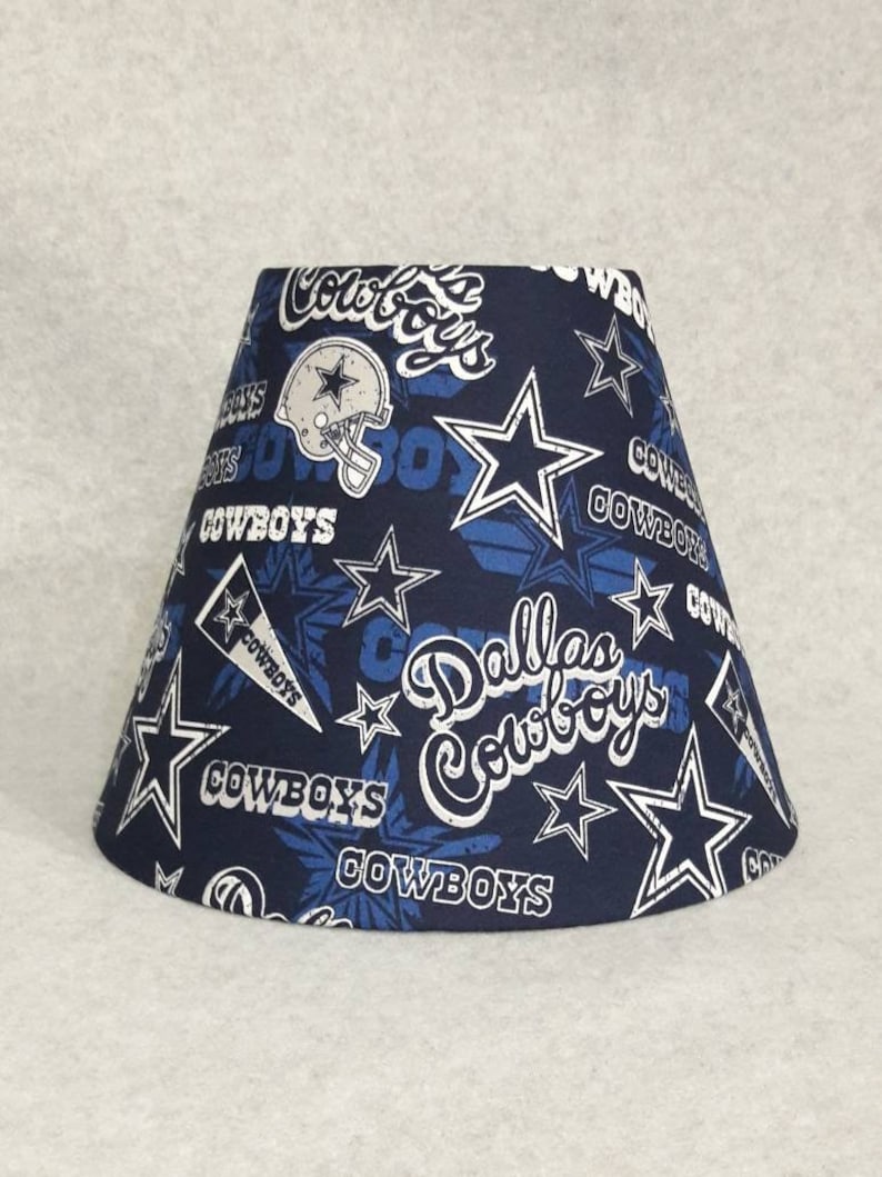 Dallas Cowboys lamp shade. NFL. Choose the one you would Etsy Nederland