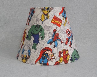 Superhero top lamp shade