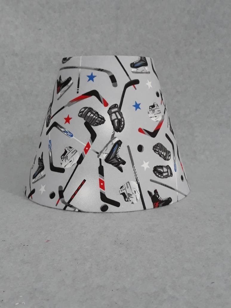 Hockey lamp shade. Shades are 9.5 x 5 x 7 Etsy
