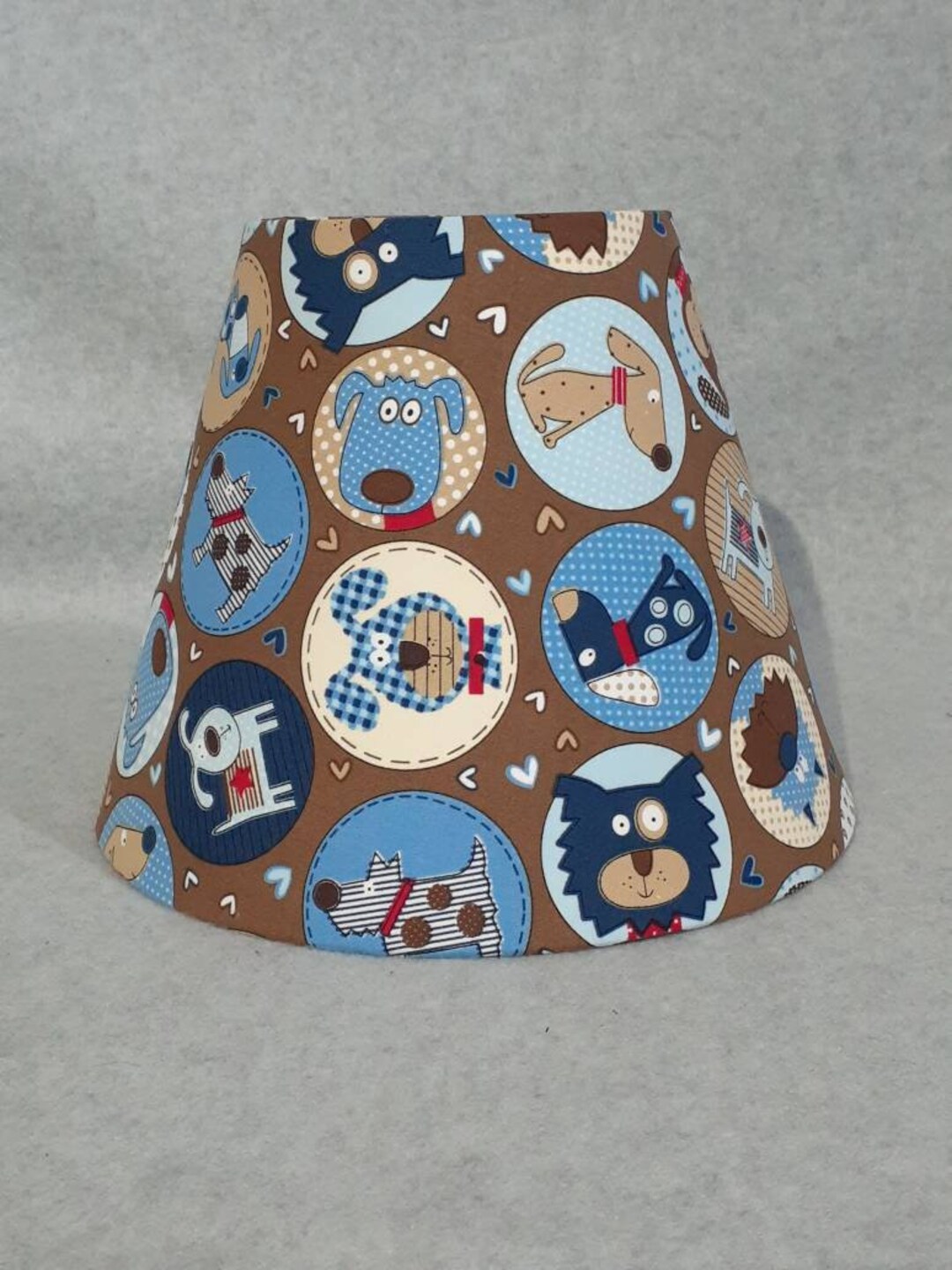 Puppy Dog Lamp Shade. Brown. .shades Are 9.5" X 5" X 7" Tall - Etsy