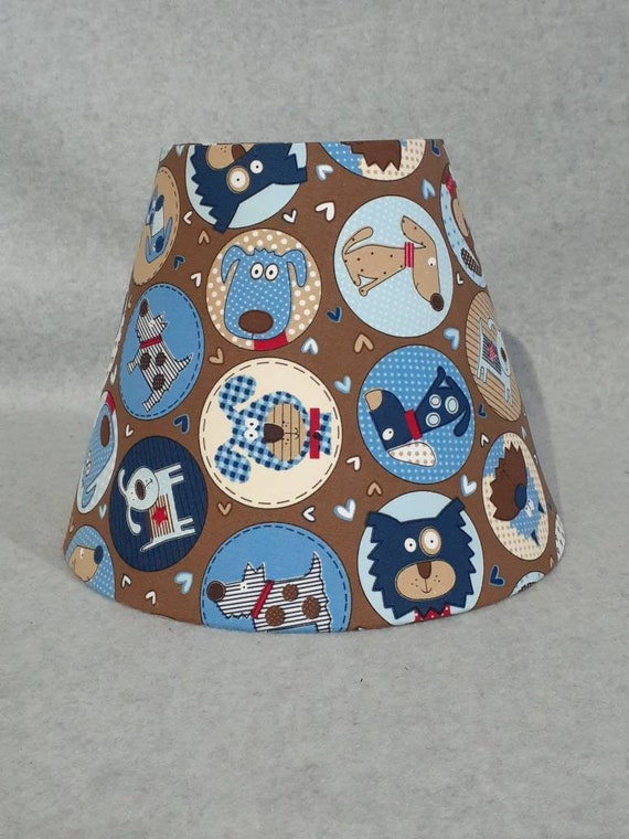 Puppy Dog Lamp Shade. Brown. .shades Are 9.5 X 5 X Etsy