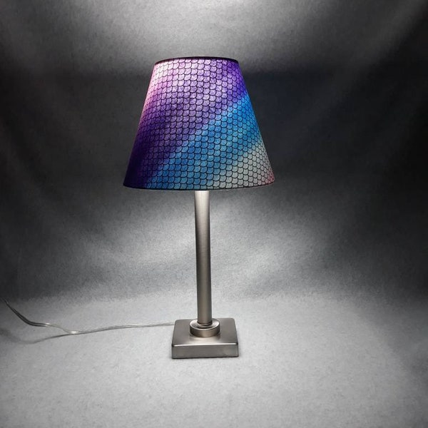 Mermaid lamp shade. (Shade only) Dragon scale.  Fish scale.  Shades are 9.5" x 5" x 7" tall