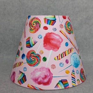 Colorful sweets lamp shade. Candy. Chocolates. Candies.  Shades are 9.5&quot; x 5&quot; x 7&quot; tall