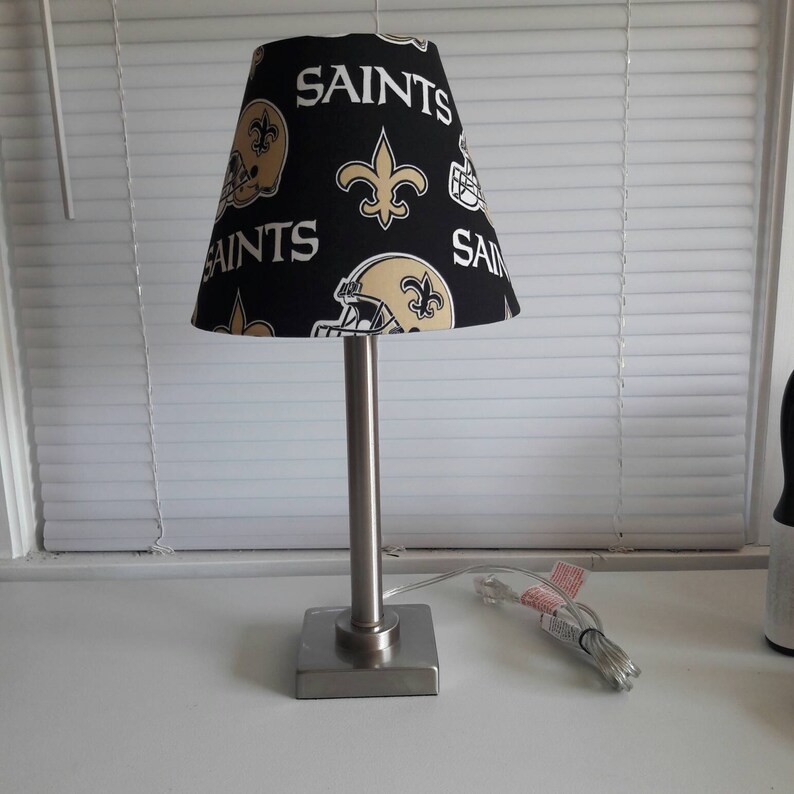 New Orleans Saints Lamp Shade. NFL. Shades Are 9.5 X Etsy