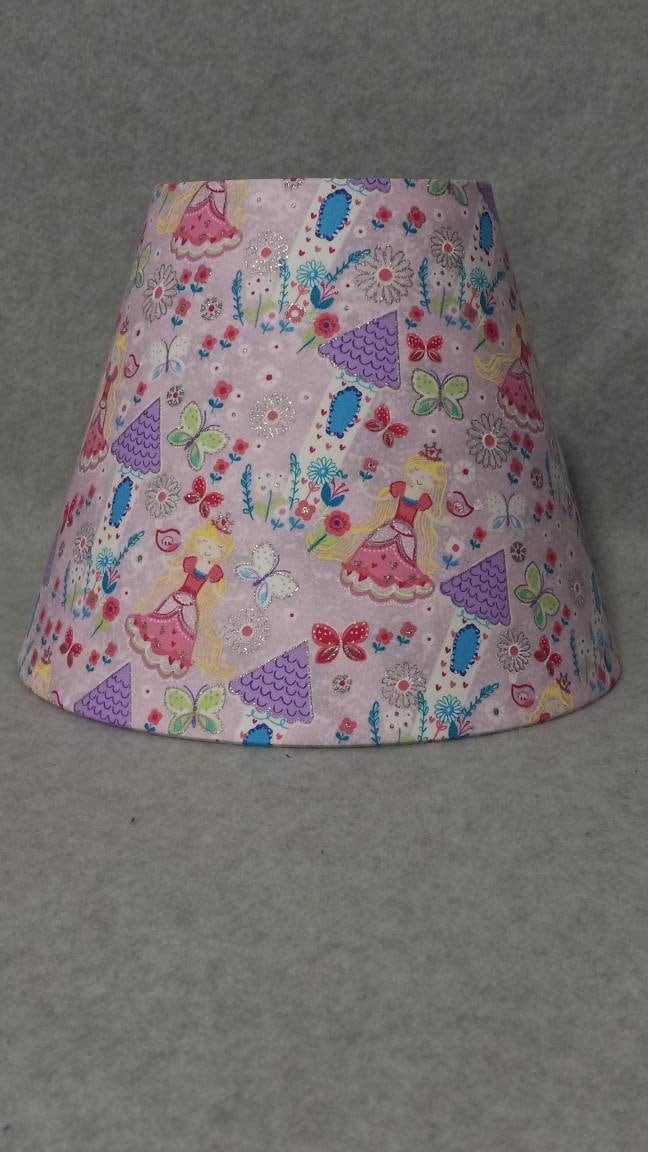 Princess lamp shade.  Shades are 9.5" x 5" x 7" tall