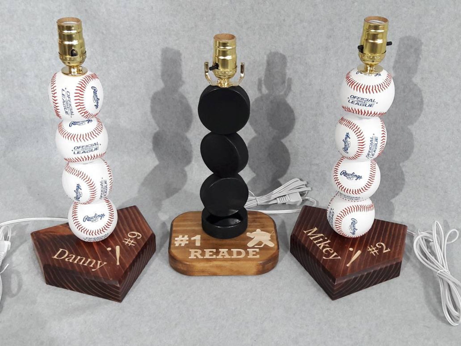 Hockey Lamp Pucks shade Sold Separately Can Now Be Etsy