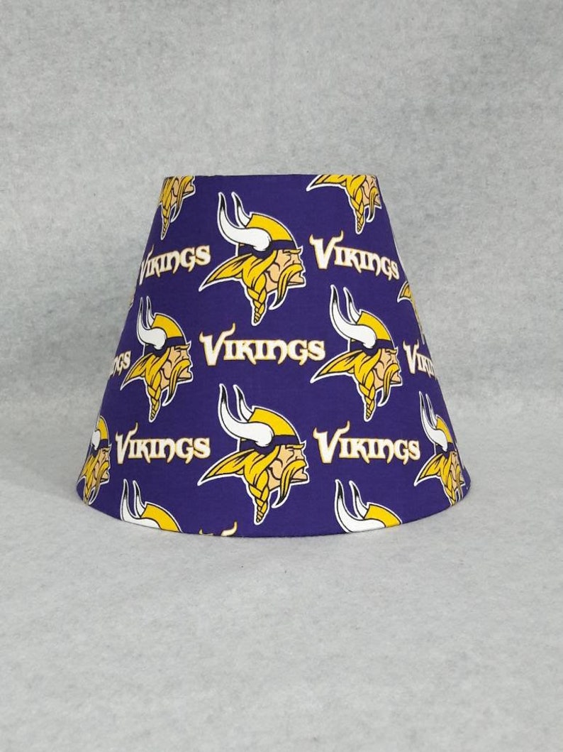 Minnesota Vikings Lamp Shade. NFL. Shades Are 9.5 X Etsy