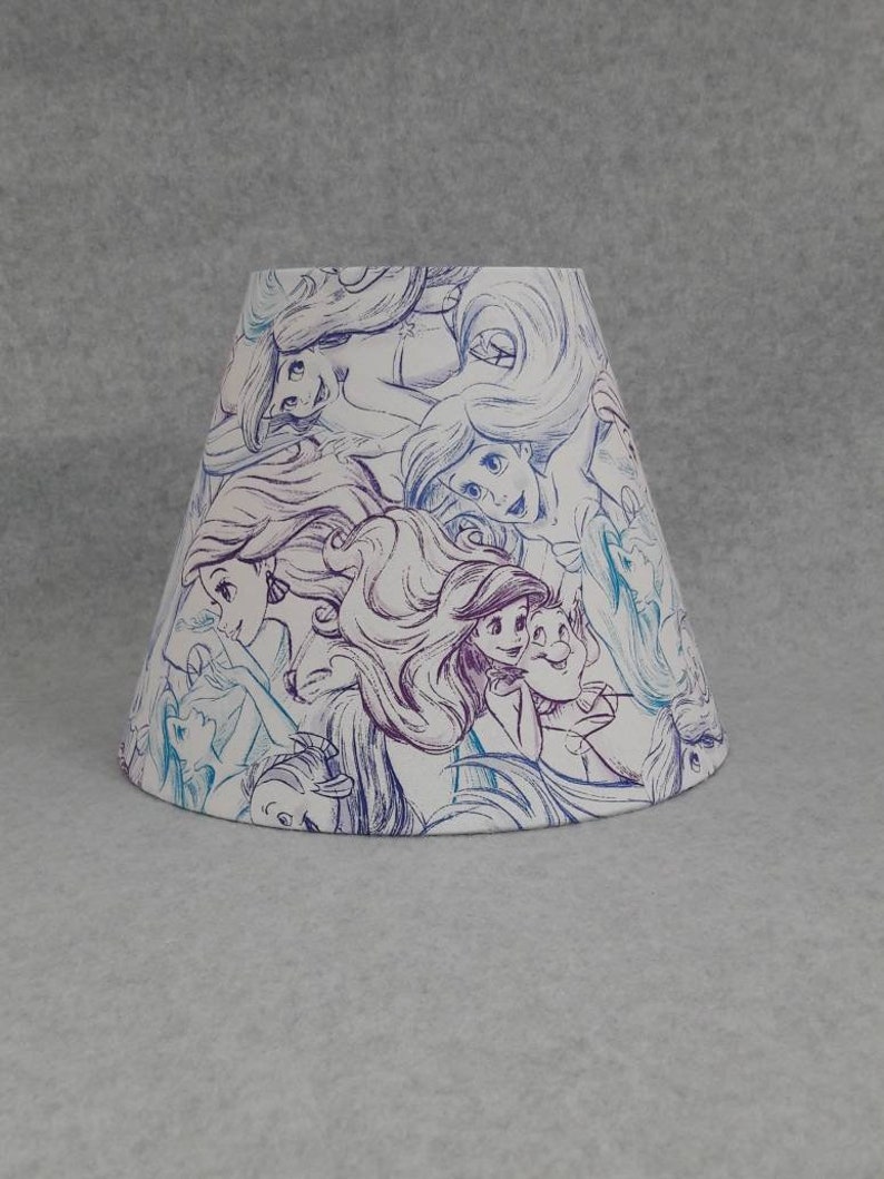 Ariel Lamp Shade Little Mermaid Disney Shades Are 9 5 X 7 Tall