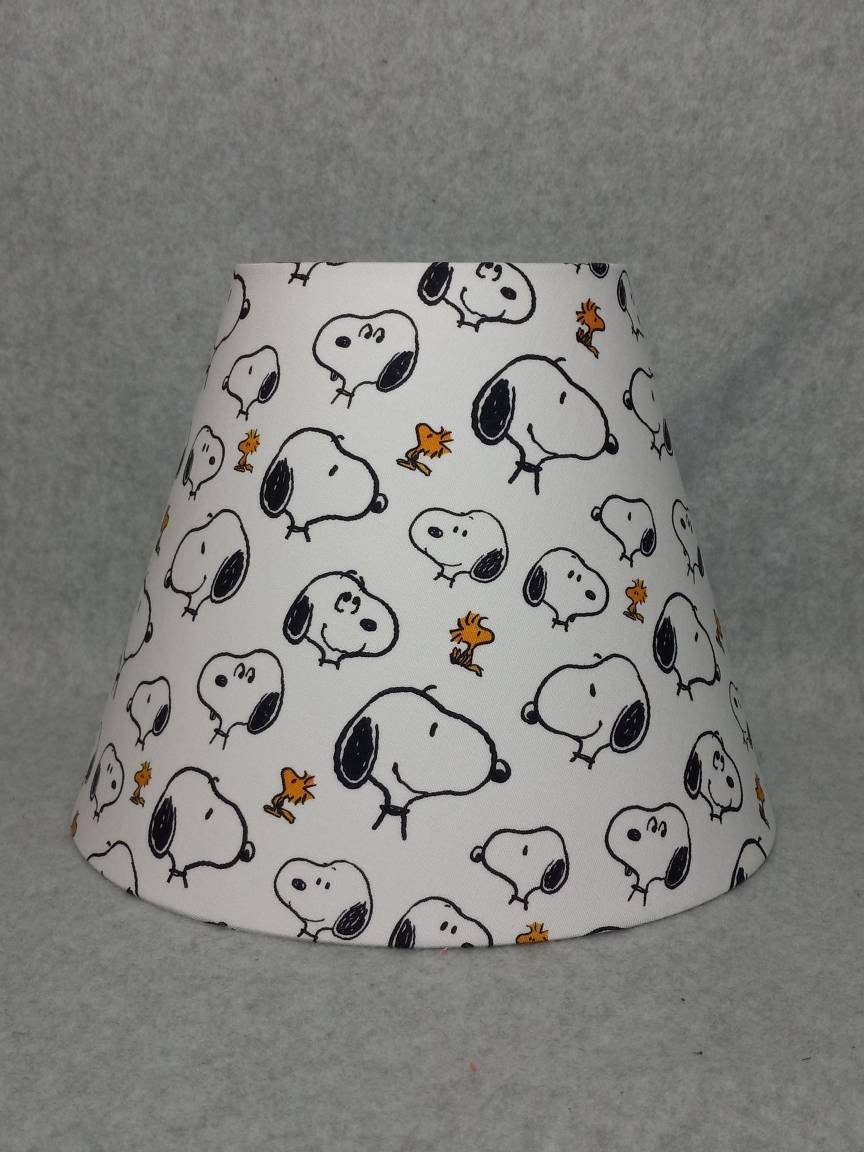 Peanuts Lamp Shade. Snoopy, Woodstock, Charlie Brown. Shades Are