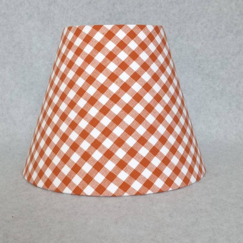 Green Gingham Check Lamp Shade. Checkered. Green and White. Etsy