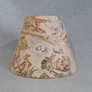 Winnie the Pooh lamp shade. Shades are 9.5" x 5" x 7" tall