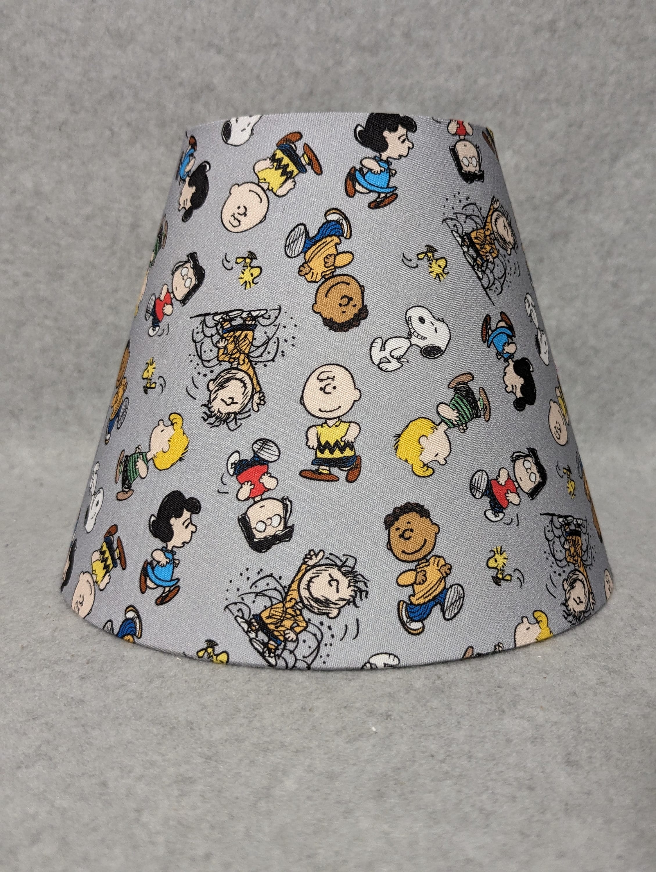 Peanuts Lamp Shade. Snoopy. Charlie Brown. Shade is 9.5