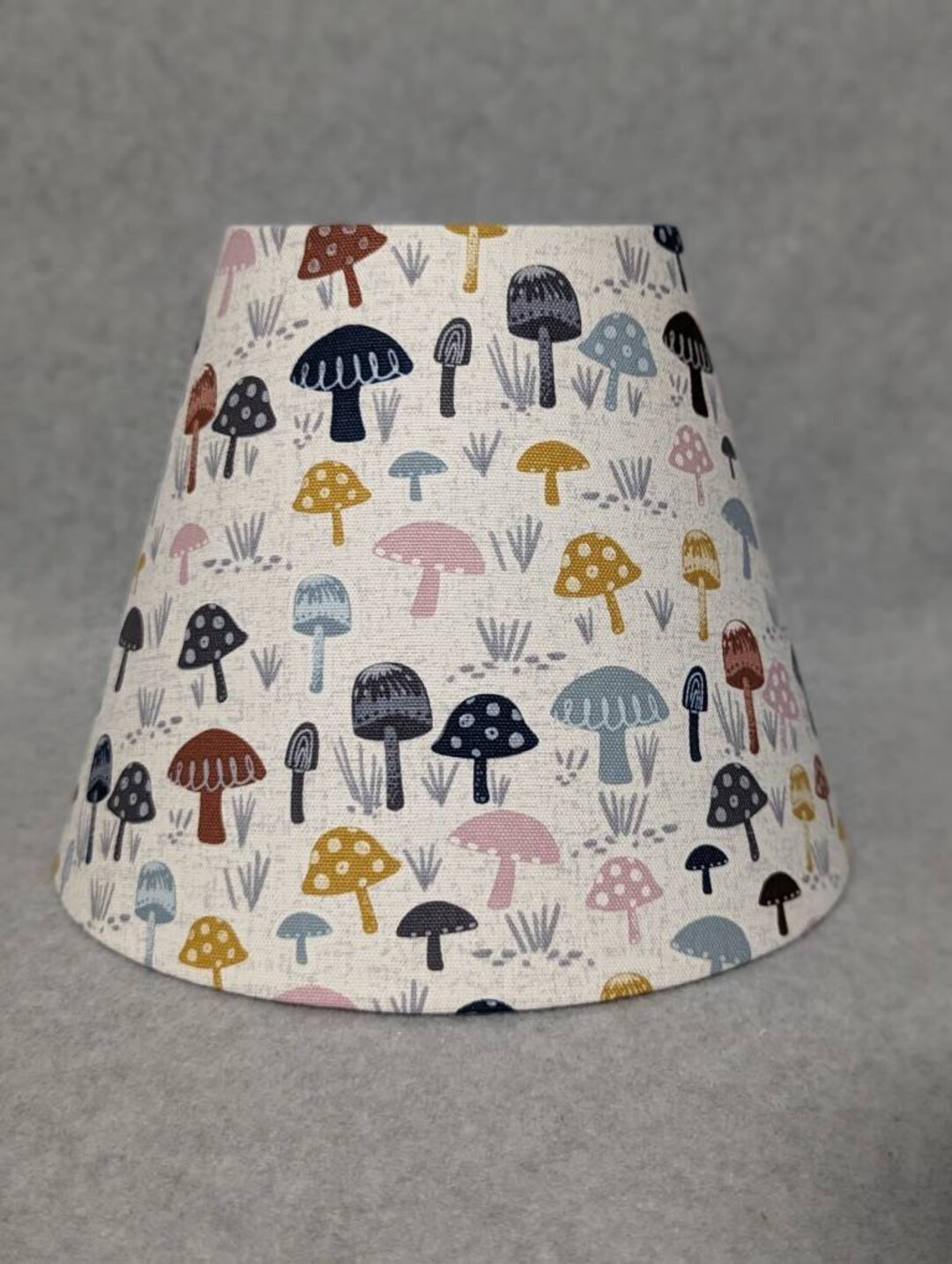 Colorful Mushrooms Lamp Shade. Fungus. Fungi. Mushroom. Shades Are 9.5 ...