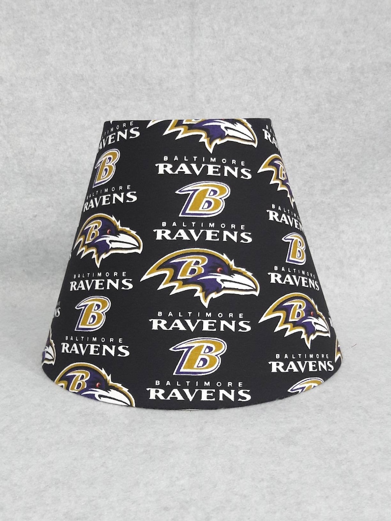 Baltimore Ravens Lamp Shade Nfl Shades Are 9 5 X Image 0