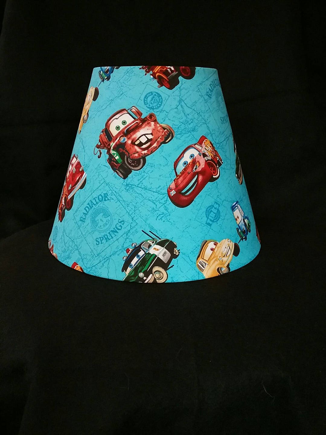 Cars Lamp Shade disney. Shades Are 9.5 X 5 X Etsy