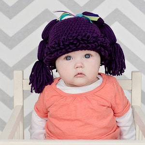 Cabbage Patch Hat/Halloween Wig/Halloween Hat/Cabbage Patch Wig