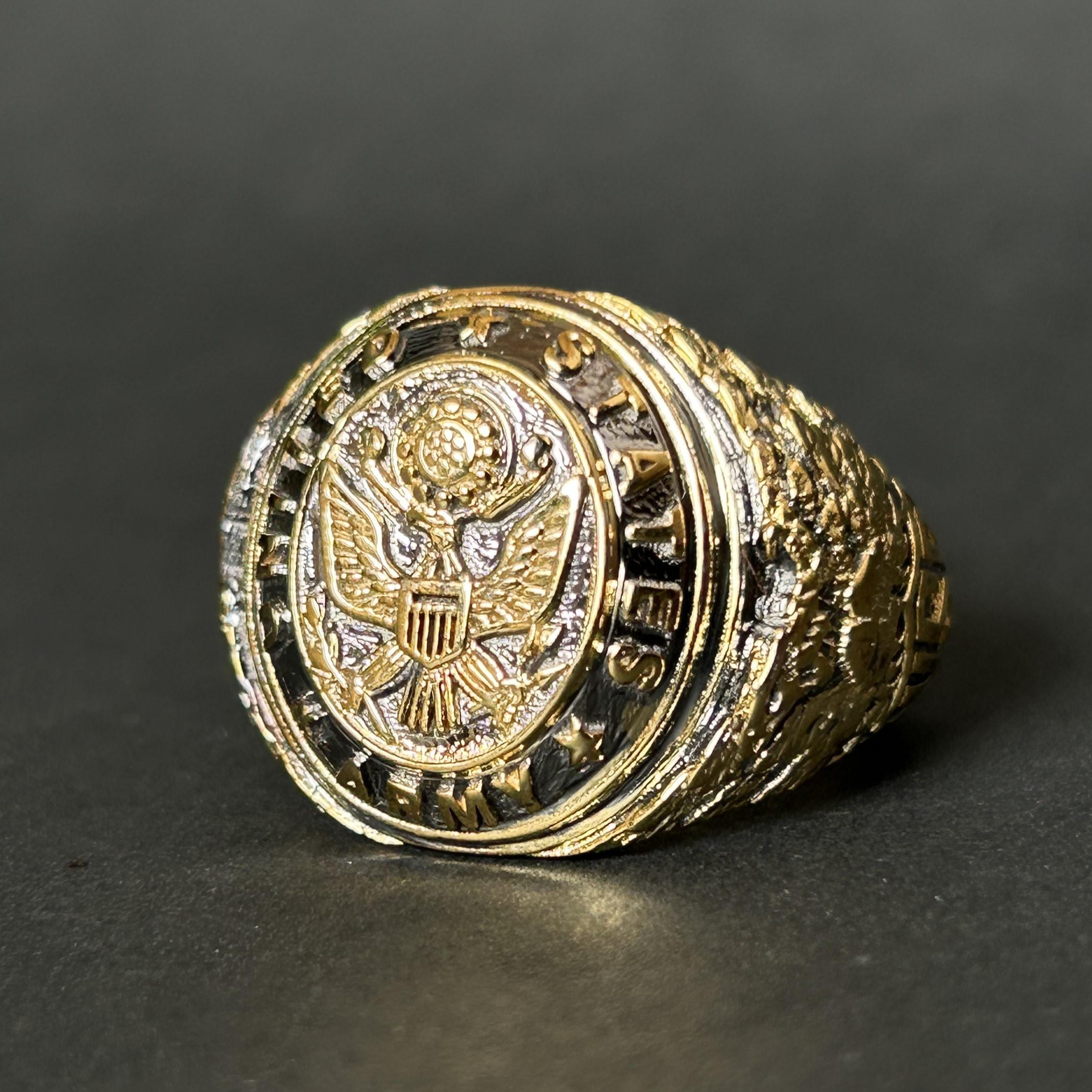 Vintage Us Army Ring - Etsy