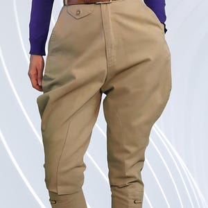 Unisex Men Women khaki Jodhpur Breeches – Baggy Riding Pants Horse Riding, Polo & Equestrian Sports