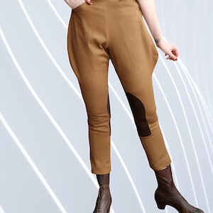 Vintage 1940s Jodhpur Riding Pants High Waist Breeches Baggy Troupers Pants Horse Riding, Polo & Equestrian Sports