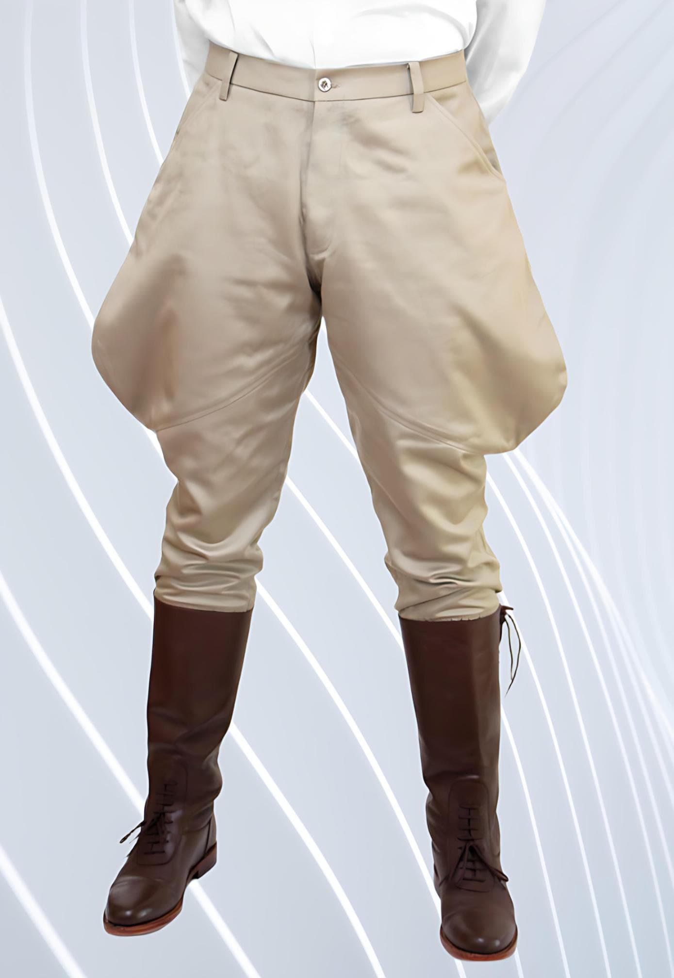 Vintage 90s Jodhpur Riding Pants 1940s High Waist Breeches Baggy
