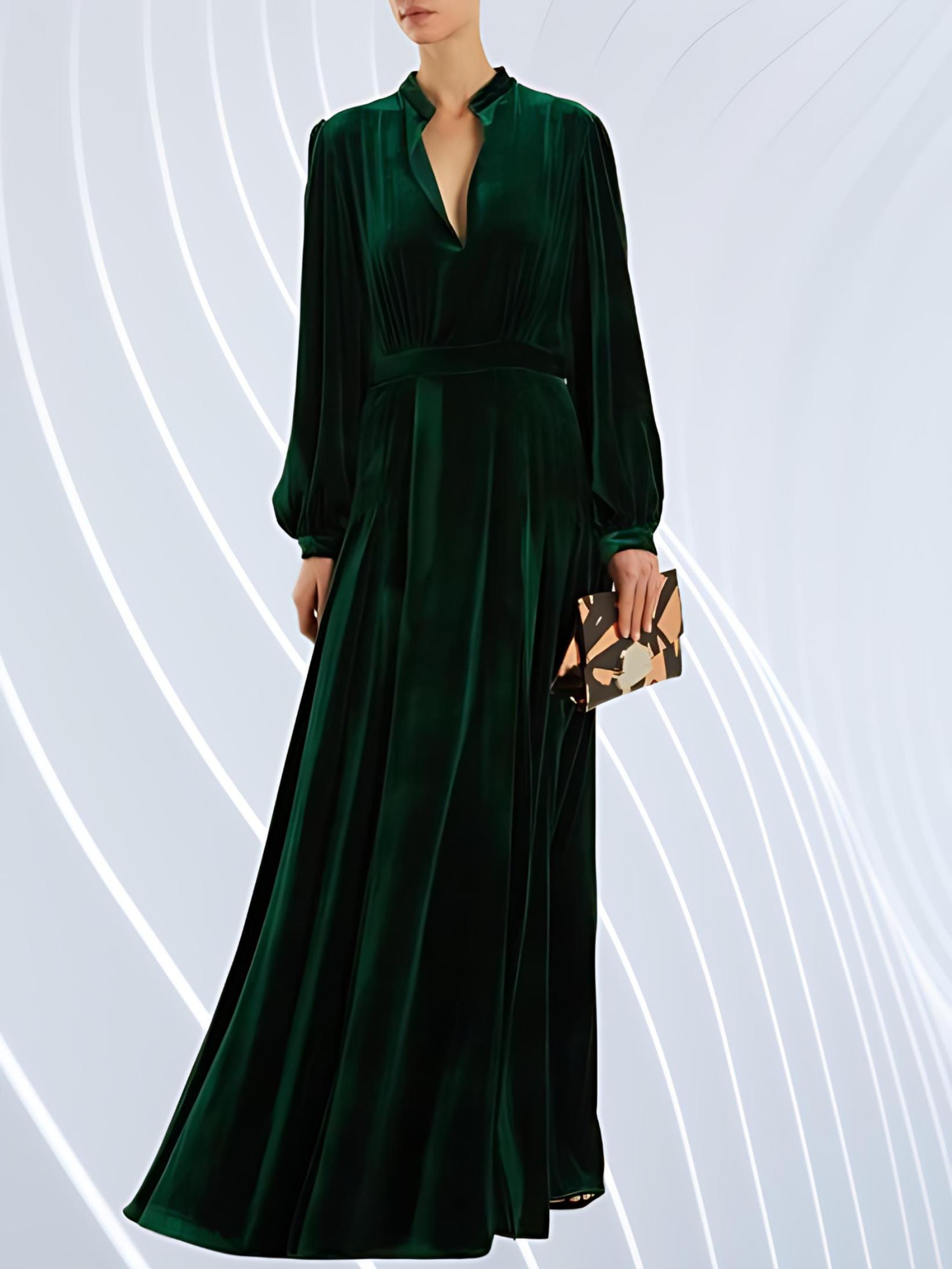 sachin and babi light blue dress Emerald Green Appliques A-line Short Homecoming Dress – Ohmollydress main image 1