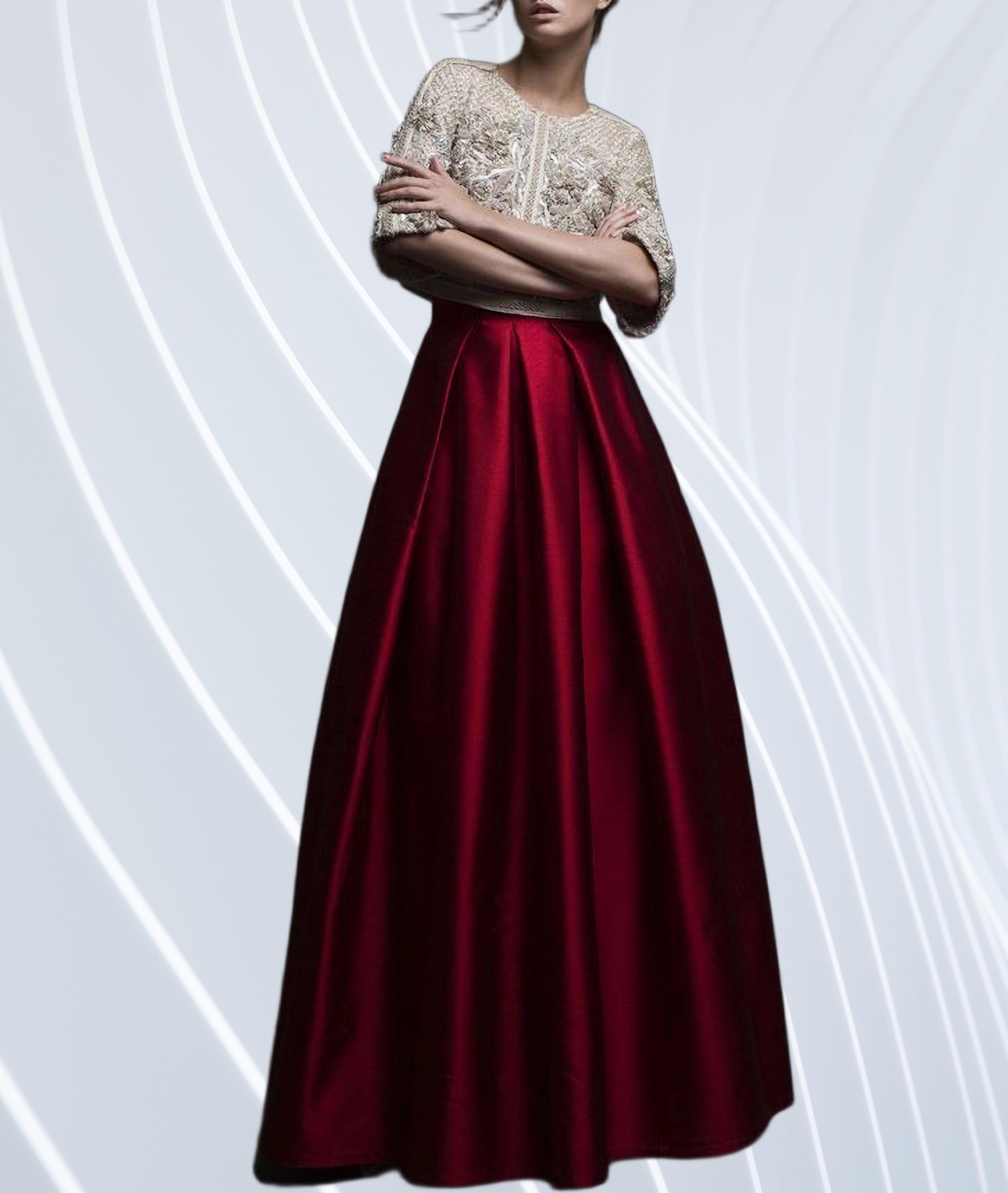 Silk Tartan Evening Dress - Etsy Canada