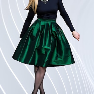 Emerald Green Formal Skirt - Etsy Canada