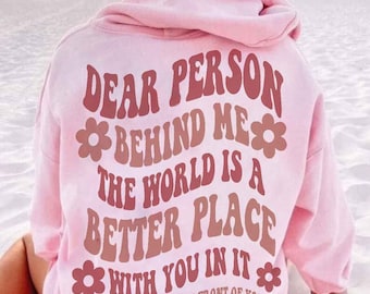 You Are Enough Sweatshirt: Inspirational Kindness Graphic Tee