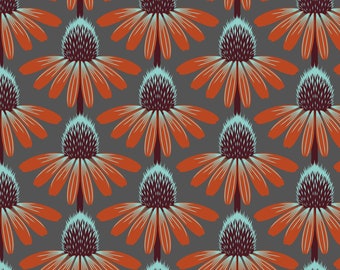 Love Always AM Echinacea Berry PWAM075 Anna Maria Horner, Quilt Fabric, Free Spirit Fabrics, Cotton Fabric, Quilting, Fabric By The Yard