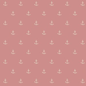 ENCHANTED VOYAGE Art Gallery Fabrics, Nautique Spell Blush ENV-71781, Anchors, Quilt Fabric, Quilting Fabric, Nautical, Fabric By The Yard