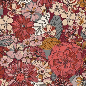 Art Gallery Kismet Fleuron Sanctuary KSM-83300 Sharon Holland Quilt Fabric, Cotton Fabric, Art Gallery Fabrics, Quilting, Fabric By The Yard image 1