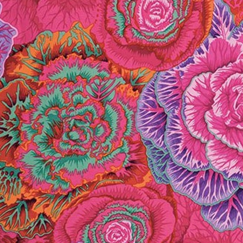 Brassica in Orange PWPJ051 Kaffe Fassett Fabric Quilt Etsy