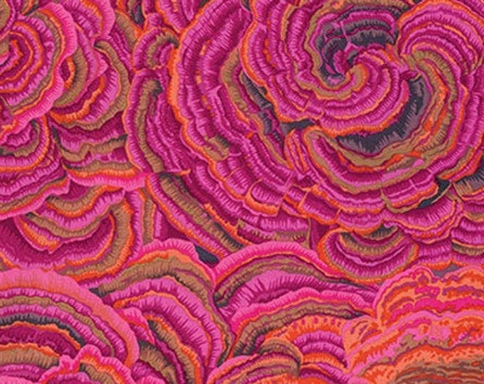 Kaffe Tree Fungi Pink PWPJ082, Kaffe Fassett Fabric, Magenta Fabric ...