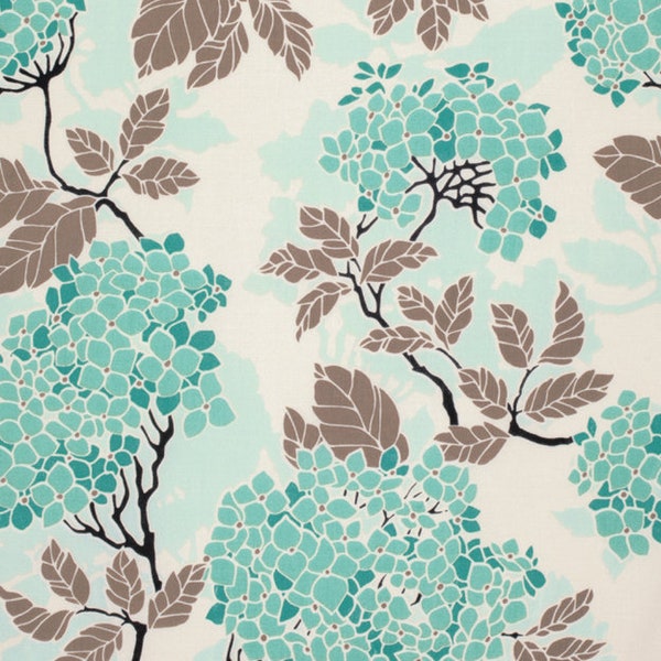 HEAVYWEIGHT Hydrangea in Egg Blue SAJD026 BIRCH Farm by Joel Dewberry, Home Decor Cotton, Free Spirit Fabric, Fabric By the Yard