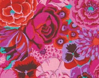 BEKAH in Magenta GP69, Kaffe Fassett Collective, Philip Jacobs, Free Spirit, Magenta Fabric, Quilt Fabric, Cotton Fabric By the Yard