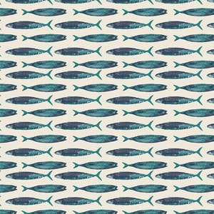 Catch the Drift-Bright TOB20907 TOMALES BAY Art Gallery Fabric, Katie O'Shea, Quilt Fabric, Beach Decor, Fabric By The Half Yard