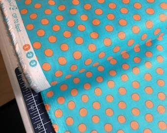 Kaffe Fassett Turquoise Dot Cotton Fabric - By The Half Yard